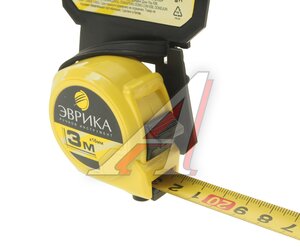 Изображение 3, ER-04103 Рулетка 3м 16мм пластиковый корпус с фиксатором ЭВРИКА