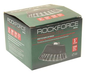 Изображение 3, RF-BWC105 Кордщетка для УШМ "чашка" 125мм витая сталь ROCKFORCE