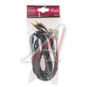 Изображение 1, DRCA23 Кабель RCA 2х2 3м KICX
