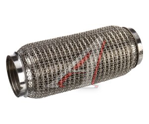 Изображение 2, CBD324.014 Гофра глушителя 55х200 трехслойная WIRE MESH нержавеющая сталь CBD