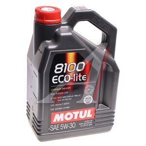 Изображение 1, 113497 Масло моторное MOTUL 8100 ECO-LITE 5W30 синт.4л