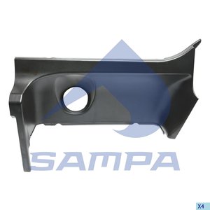 Изображение 1, 18400368N Подножка SCANIA 6, R series верхняя левая SAMPA