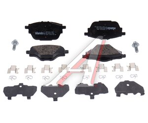 Изображение 1, MBF015942 Колодки тормозные CITROEN C4 Grand Picasso задние (4шт.) MANDO