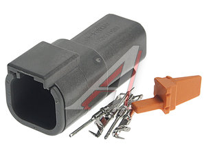 Изображение 1, AX8144S Разъем 4-х контактный ответная часть AX8124S CARGEN