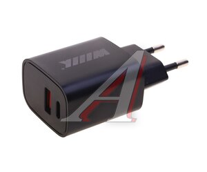 Изображение 1, UNN-1-2-04 black Устройство зарядное в розетку 2USB WIIIX