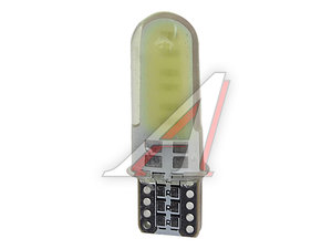 Изображение 2, 070212CW Лампа светодиодная 12V W5W T10 W2.1x9.5d 6000K 2 COB 5050 силикон White MEGA ELECTRIC