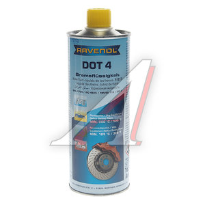 Изображение 1, 1350601-500 Жидкость тормозная DOT-4 0.5л RAVENOL