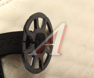 Изображение 3, AUT-1100 BK/BK Накидка на сиденье алькантара стеганая/эко-кожа черная (11 предметов) Autobiography AUTOPROFI