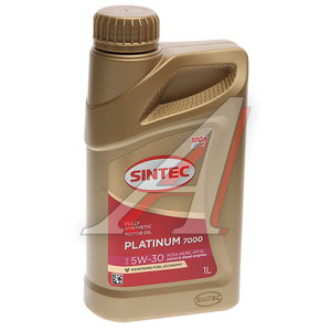Изображение 1, 600157 Масло моторное Platinum 7000 A5/B5 5W30 синт.1л SINTEC