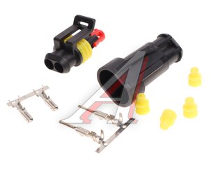 Изображение 2, amp282080-1 Разъем JAC межжгутовой AMP 1.5 (2-х контакктный) OE