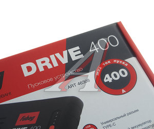 Изображение 9, DRIVE 400 (46308) Устройство пусковое 12V 400A 10000мА/ч (power bank) FUBAG