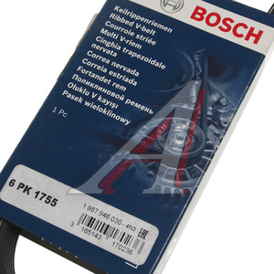 Изображение 3, 1987946030 Ремень приводной поликлиновой 6PK1755 BOSCH