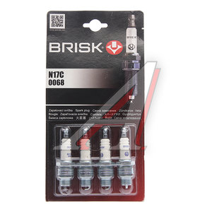 Изображение 1, N17C Свеча зажигания ГАЗ-2410 BRISK N17С комплект