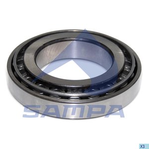 Изображение 2, 021.143 Подшипник ступицы MAN IVECO (90x160x32.5) SAMPA