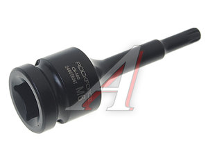 Изображение 2, RF-24807806T Бита-головка 1/2" SPLINE M6 с отверстием ударная глубокая ROCKFORCE