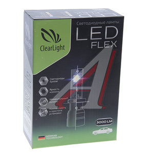 Изображение 3, CLFLXLEDH27 Лампа светодиодная 12V H27 PG13 (2шт.) CLEARLIGHT