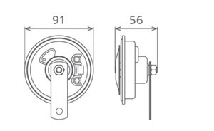 Изображение 3, 50FK24.100.02K Сигнал звуковой 24V 335Hz 118дБ SEGER