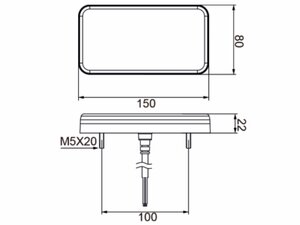 Изображение 4, 370-17-033 Фонарь задний универсальный светодиодный 12/24V c указателем поворота MEGAPOWER