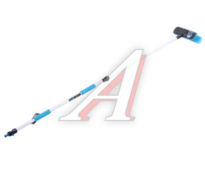 Изображение 3, 39779 Щетка для мойки автомобиля телескопическая 90-160см под шланг BLACK&BLUE