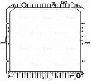 Изображение 4, LRC0822 Радиатор KIA Bongo (04-) LUZAR