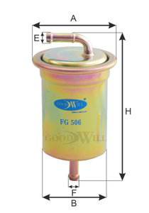 Изображение 3, FG506 Фильтр топливный MAZDA GOODWILL