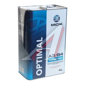 Изображение 1, 4637325 Масло моторное OPTIMAL A3/B4 10W40 п/синт.4л MICHI