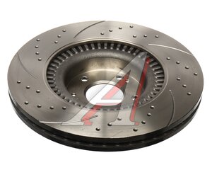 Изображение 3, BDF106 Диск тормозной HYUNDAI Equus (09-) передний перфорированный комплект TAYGA