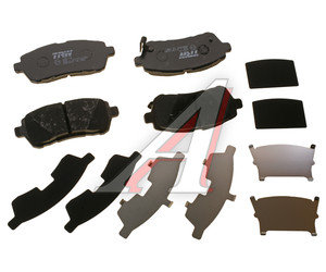 Изображение 2, GDB3437 Колодки тормозные FORD Fiesta (09-) передние (4шт.) TRW