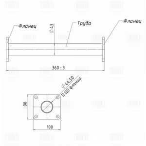 Изображение 4, ECP0502 Труба глушителя промежуточная DAEWOO Nexia (95-) TRIALLI