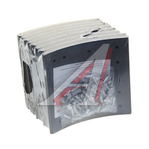 Изображение 2, ASKBL110610/ASKBL1106A10 Накладка тормозной колодки ROR (419х178) 1-й ремонт 19036-19037 96 отв. (8шт.) ASK