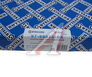 Изображение 6, 07-00072-SX Диск сцепления TOYOTA Hiace (90-95) (224мм) STELLOX