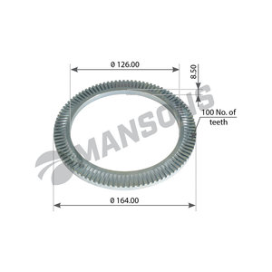 Изображение 1, 100.048 Кольцо АБС SCANIA P, R series MANSONS