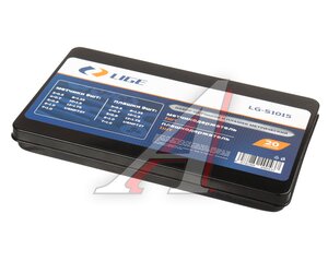 Изображение 3, LG-S1015 Набор метчиков и плашек метрический 20 предметов LIGE