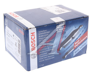 Изображение 3, 0986495080 Колодки тормозные MERCEDES C (W202), E (W210) задние (4шт.) BOSCH