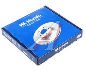 Изображение 7, MBC030298 Диск тормозной HYUNDAI Elantra (96-) передний (АБС) (1шт.) MANDO