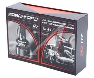 Изображение 4, A-H7 Лампа светодиодная 12/24V H7 PX26d 5500K (2шт.) OPTIMA