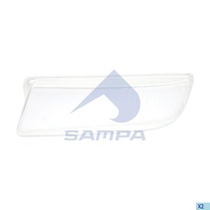 Изображение 2, 022.032 Стекло фары противотуманной MAN TGX (08-) левой SAMPA