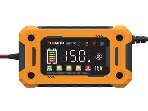Изображение 2, 15A001 Устройство зарядное интеллектуальное 12V 15A 200Ач AGM/GEL LiFePO4 (автомат) ТОП АВТО