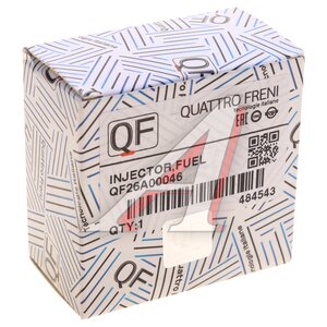 Изображение 4, QF26A00046 Форсунка CHEVROLET Aveo (03-08) топливная QUATTRO FRENI