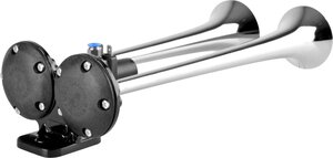 Изображение 2, 82AH12.100.02K Сигнал звуковой 12V воздушный 2-х рожковый хром SEGER