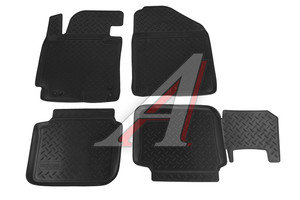 Изображение 1, NPL-Po-31-06 Коврик салона HYUNDAI Elantra (11-) полиуретан (4 предм.) NORPLAST