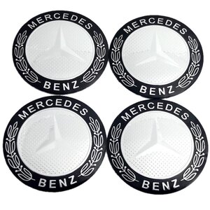 Изображение 3, NZD 036 Эмблема диска колесного "MERCEDES" (5.6см) металл комплект 4шт. MASHINOKOM