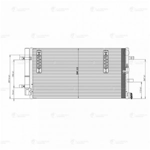 Изображение 3, LRAC18180 Радиатор кондиционера AUDI Q5 (09-) LUZAR