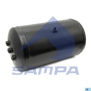 Изображение 2, 05200006 Баллон воздушный MAN TGA (00-08), TGX, TGS ресивер (40л) SAMPA