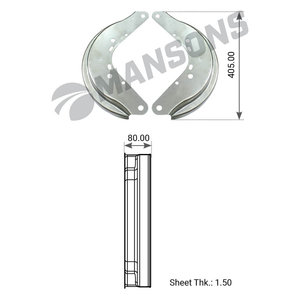 Изображение 1, 300.248 Щиток BPW барабана тормозного (на сторону) MANSONS