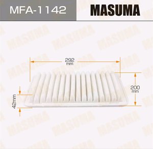 Изображение 2, MFA-1142 Фильтр воздушный TOYOTA Camry (06-/11-) (2.4/2.5) MASUMA