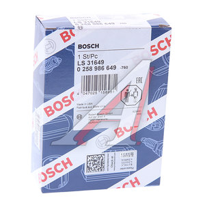 Изображение 3, 0258986649 Датчик кислорода HYUNDAI i30 (07-) KIA Cerato (06-) верхний BOSCH