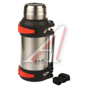 Изображение 1, 3000 silver Термос 3л нержавеющая сталь серый, кнопка