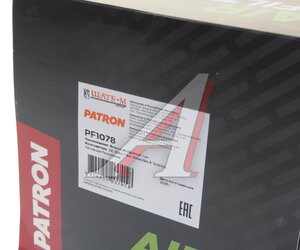 Изображение 2, PF1078 Фильтр воздушный MERCEDES A (W168) (1.4/1.6/2.0) PATRON