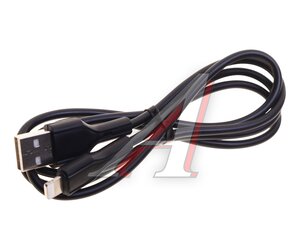 Изображение 1, NB230 Black Кабель iPhone (5-) 2.4A 1м XO